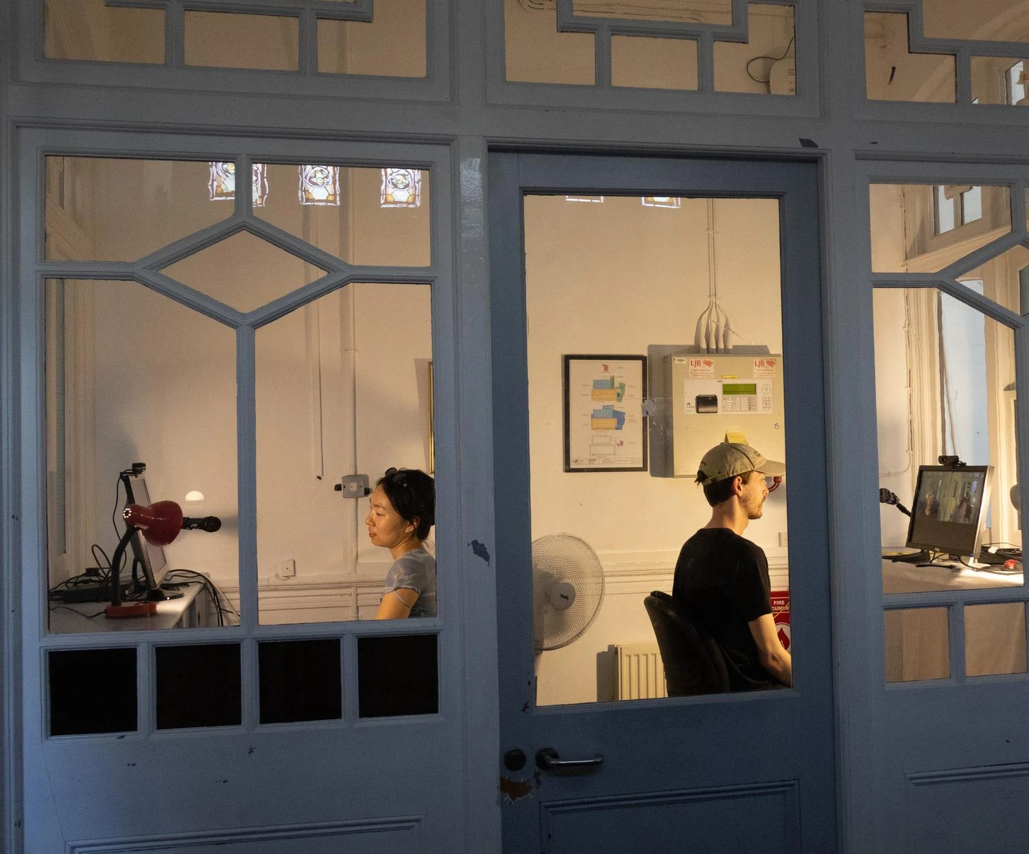 Image showing two participants performing Call the Scribe